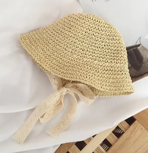 Beige Straw Hat